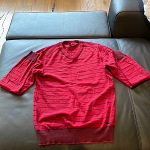 G by Guess Mens Cotton Size Small V Neck Sweater